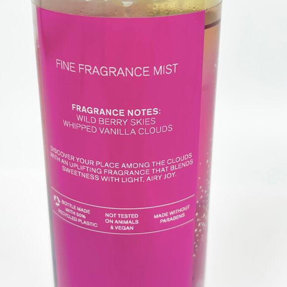Bath & Body Works Among The Clouds Fine Fragrance Mist Retired Scent 8 fl oz - Picture 4 of 5